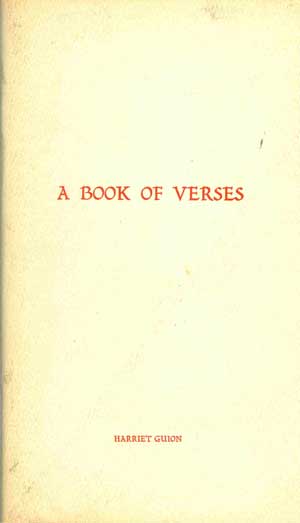 Image for A Book of Verses