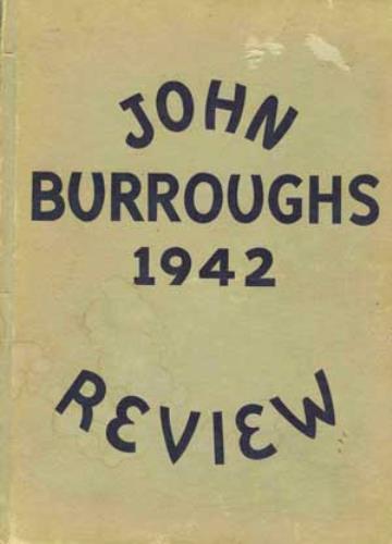 Image for John Burroughs Review (Volume VIII, 1942)