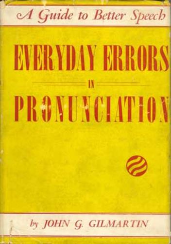 Image for Everyday Errors in Pronunciation