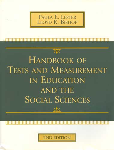 Image for Handbook of Tests and Measurement In Education and the Social Sciences, 2nd Edition