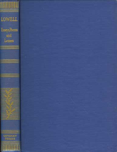 Image for Lowell: Essays, Poems and Letters