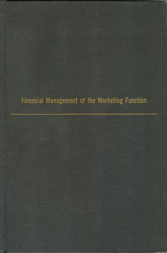Image for Financial Management of the Marketing Function