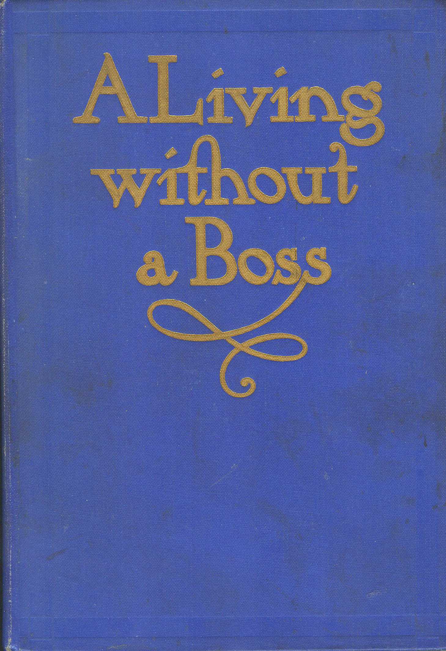 Image for A Living Without a Boss