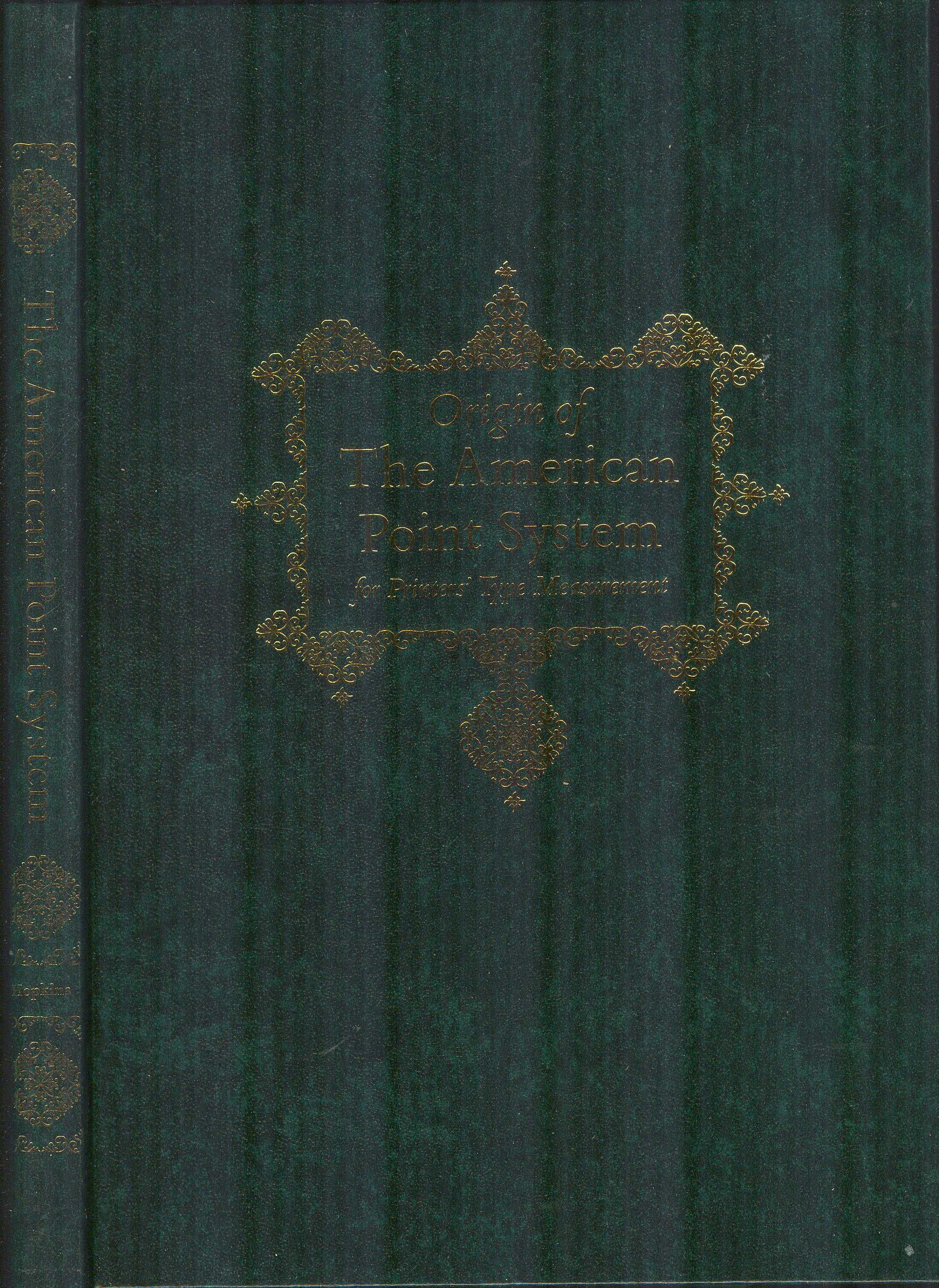 Image for Origin of the American Point System for Printers' Type Measurement