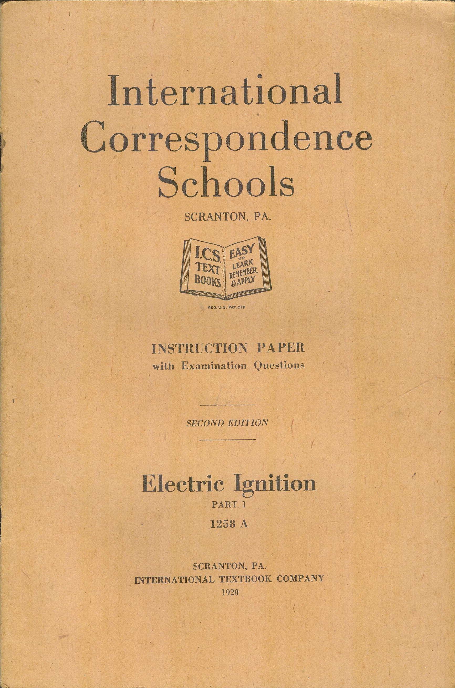 Image for International Correspondence Schools - Volumes on the Maintenance and Repair of Various Automotive Systems