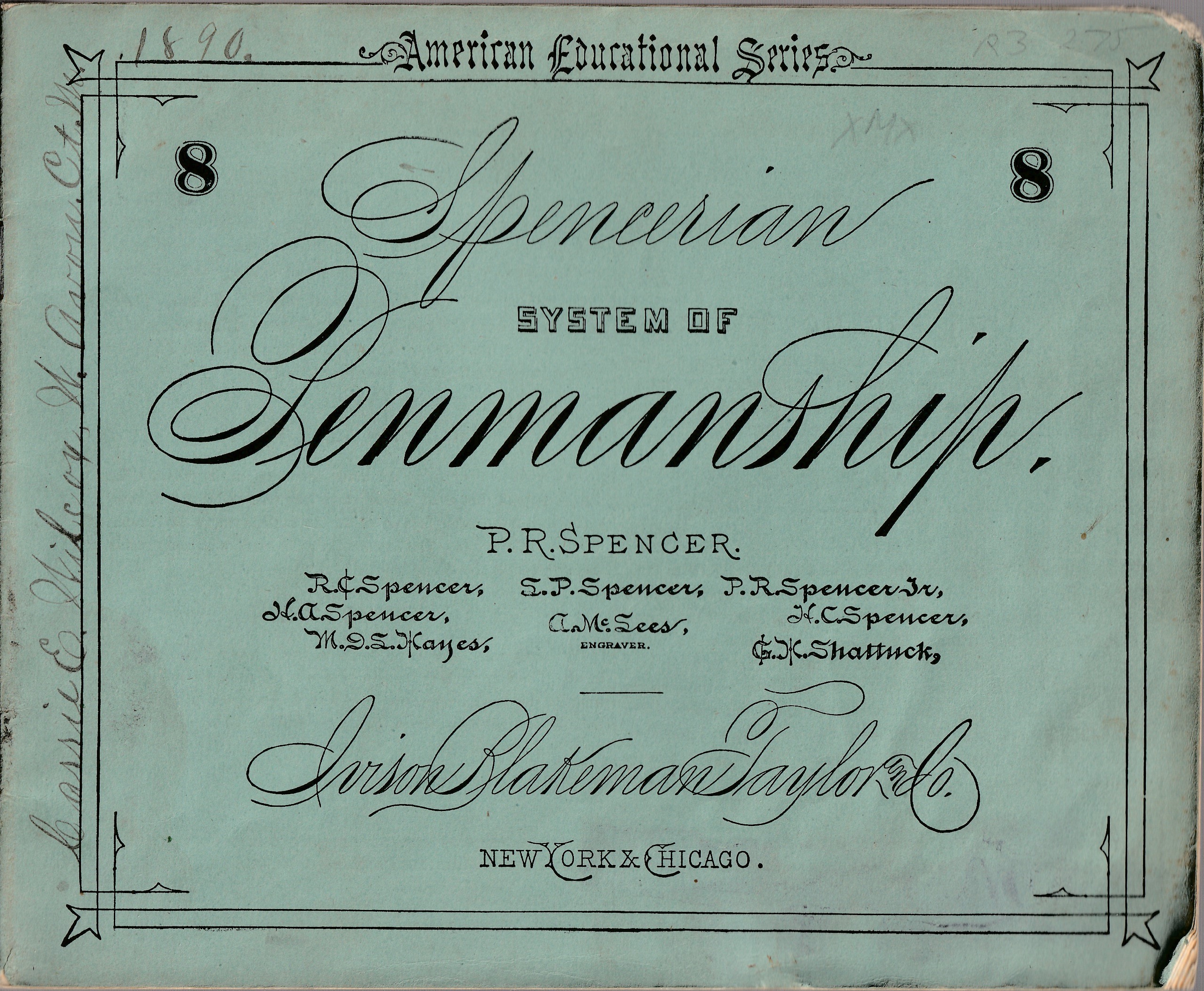 Spencerian System of Penmanship Book 8