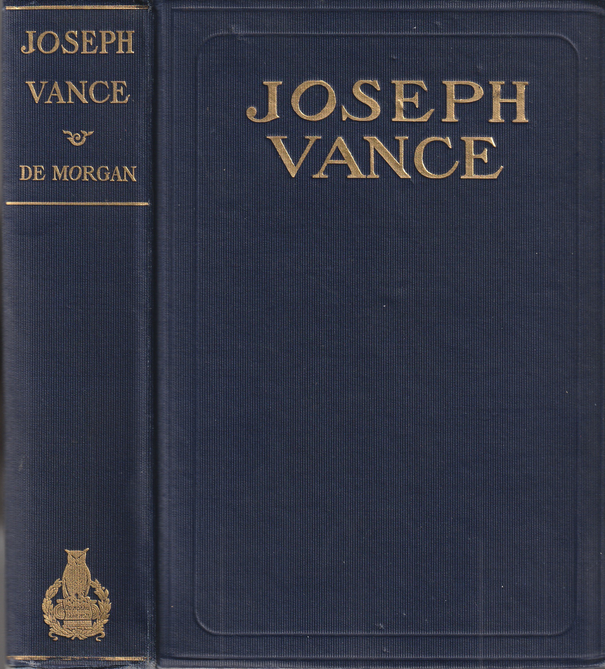 Joseph Vance: An Ill-written Autobiography