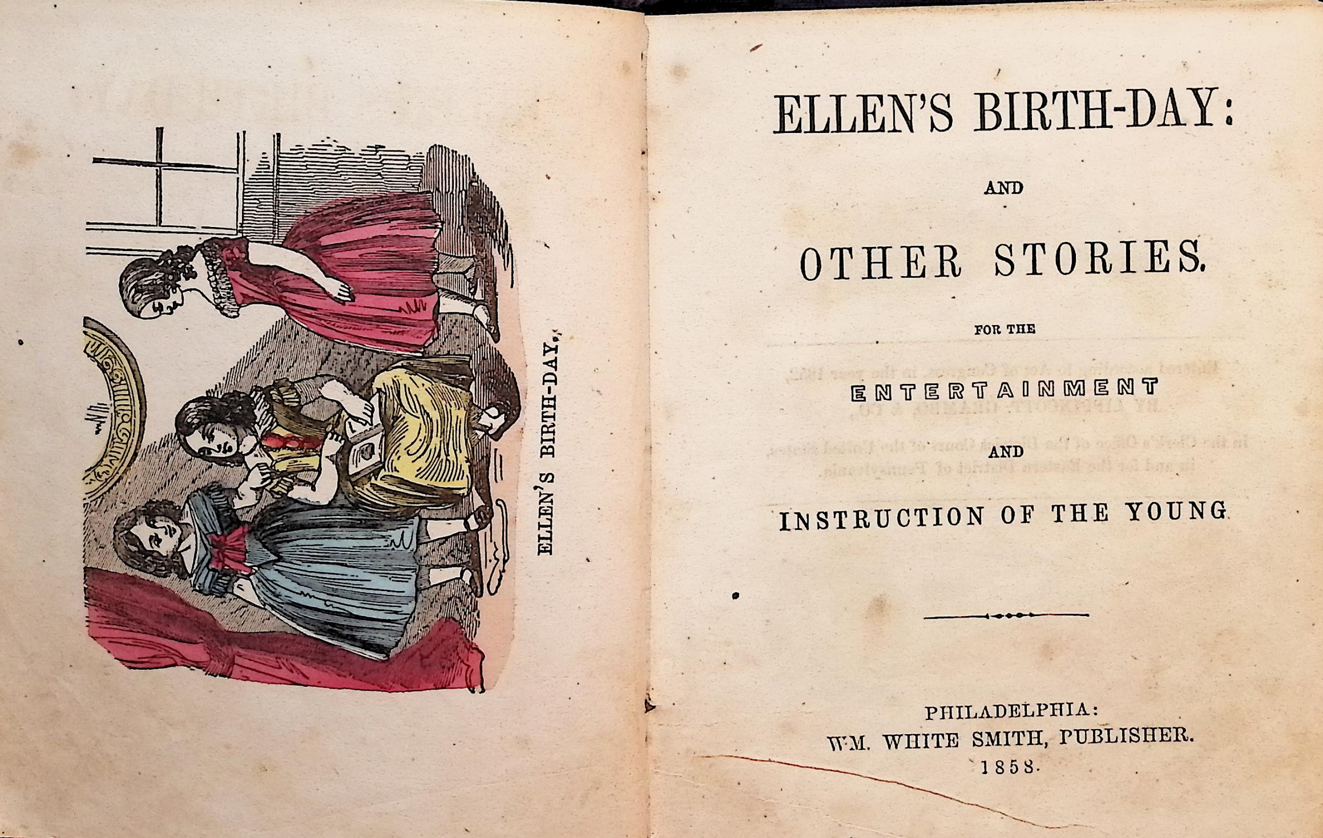 Ellen's Birth-Day: And Other Stories for the Entertainment of the Young