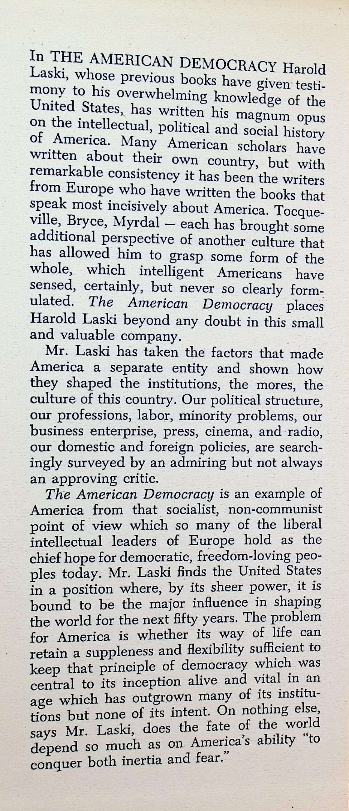 The American Democracy