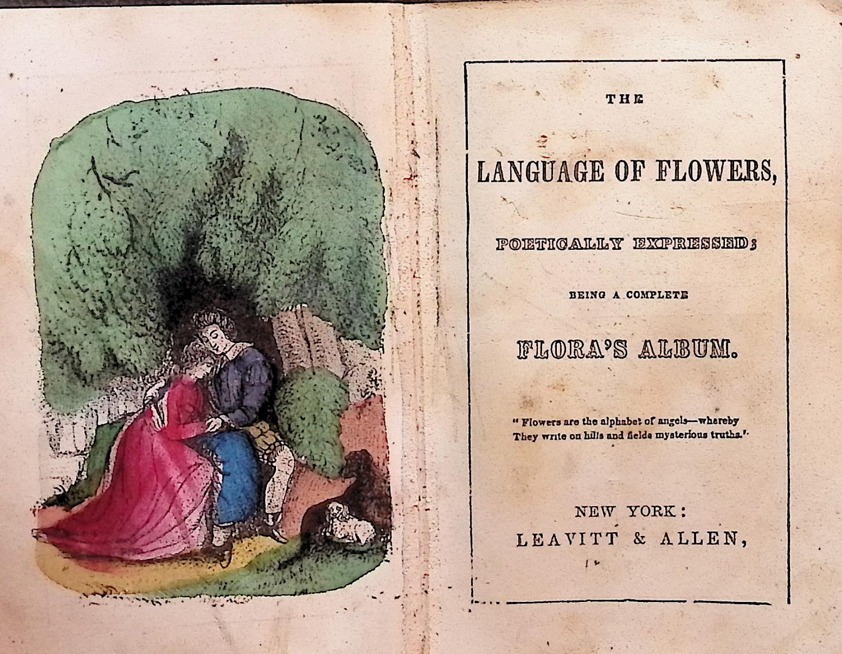 The Language of Flowers, Poetically Expressed; Being a Complete Flora's Album