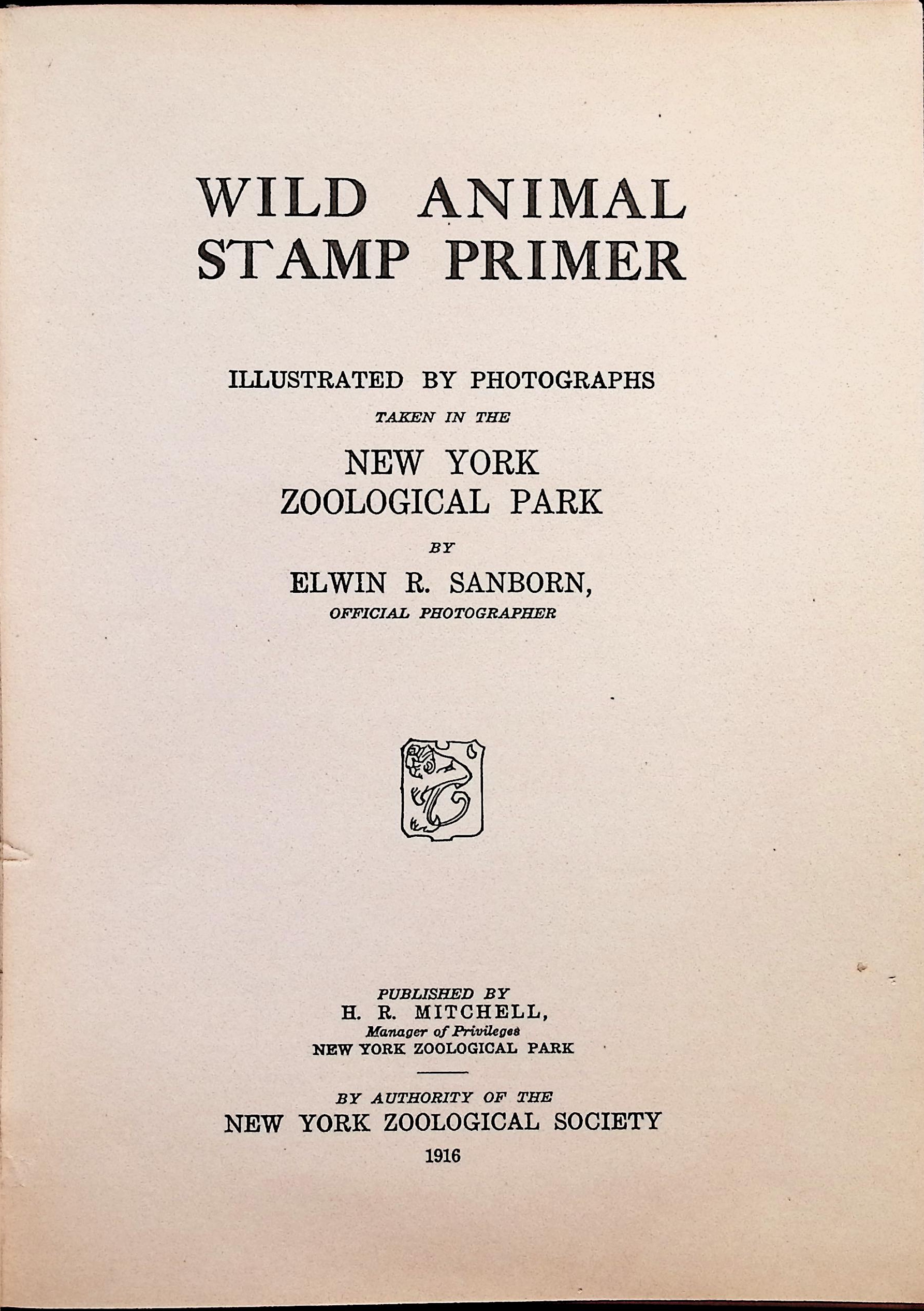 Wild Animal Stamp Primer