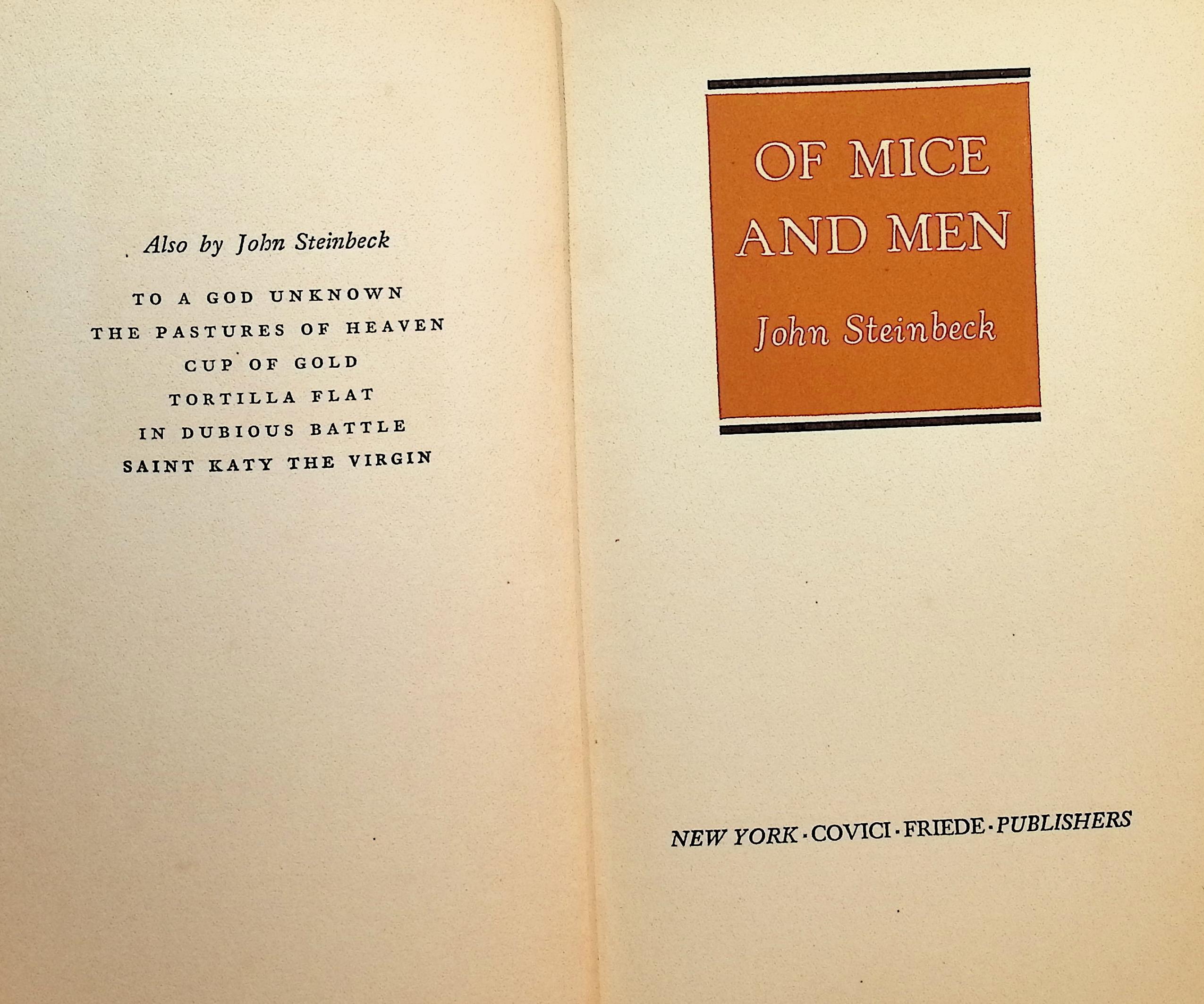 Of Mice and Men