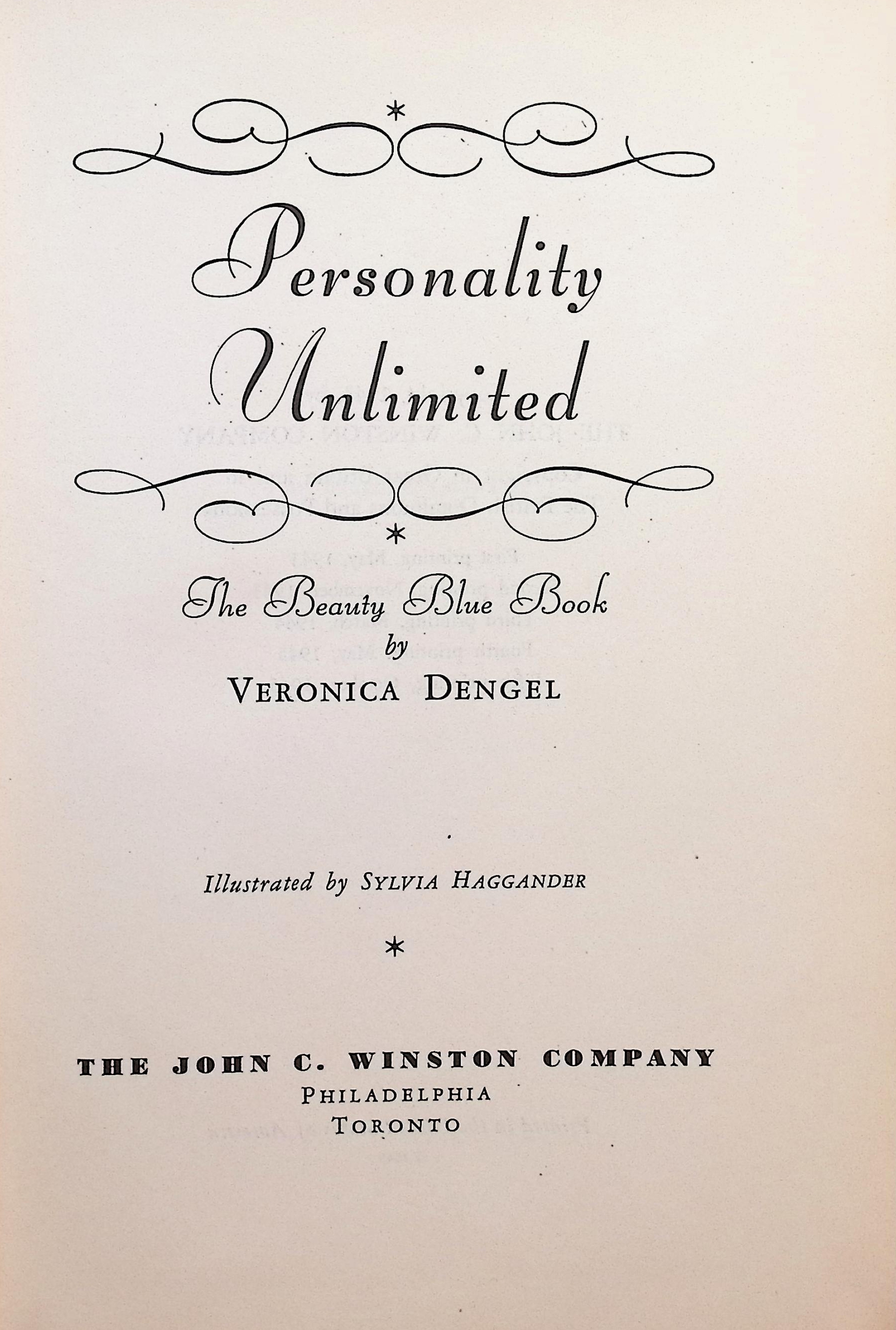 Personality Unlimited: The Beauty Blue Book