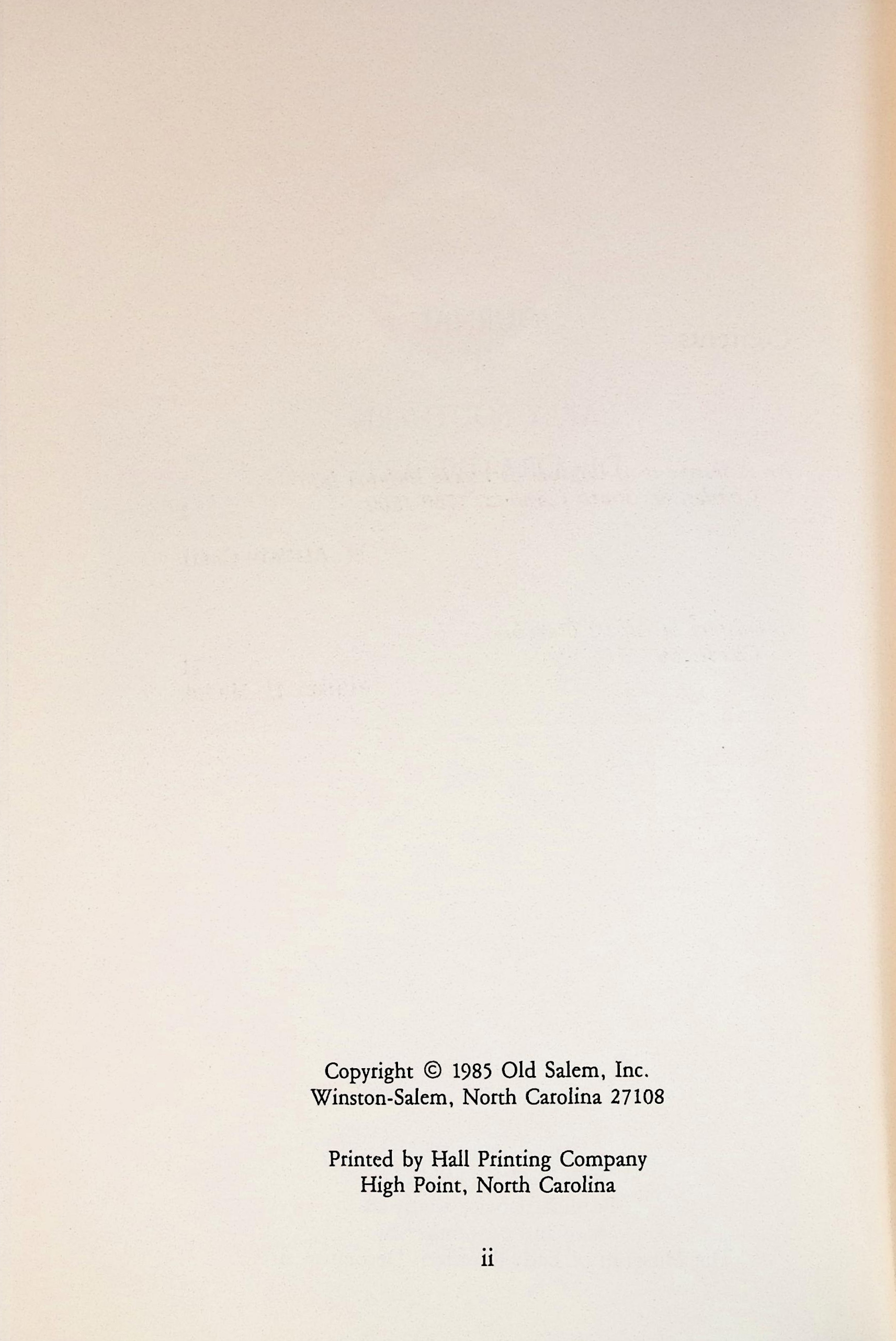 Journal of Early Southern Decorative Arts, November 1985, Volume XI, Number 2