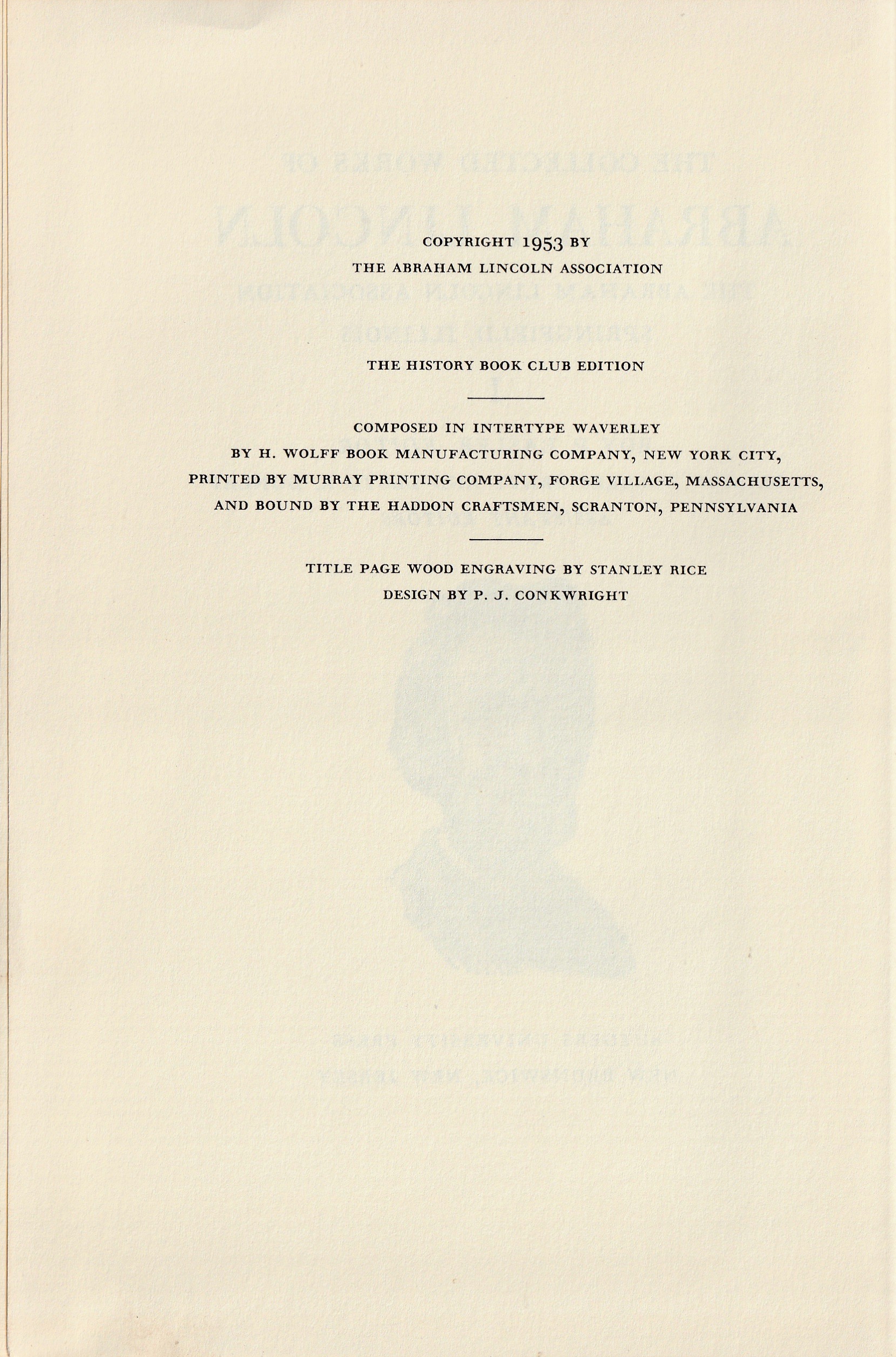 The Collected Works of Abraham Lincoln in Nine Volumes