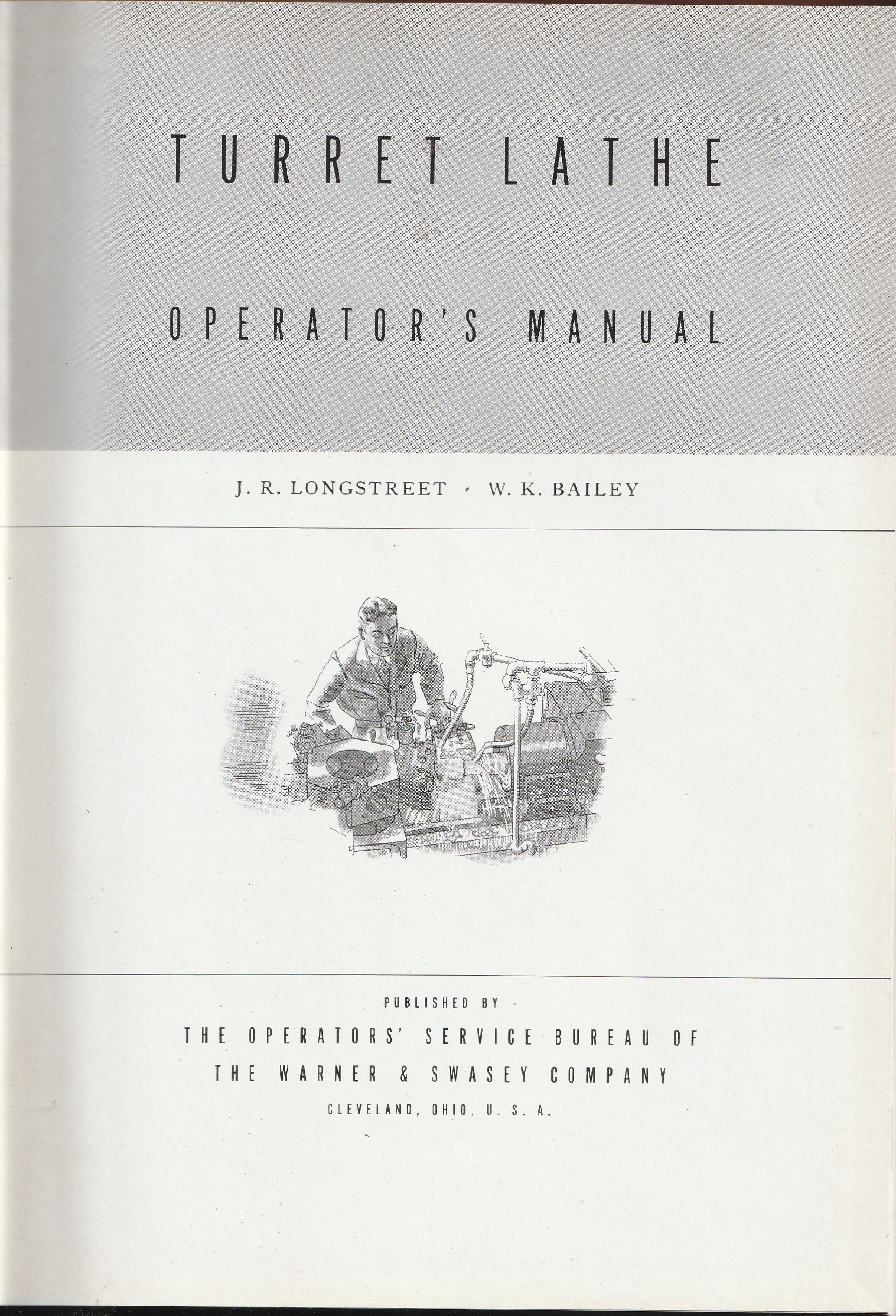Turret Lathe Operator's Manual