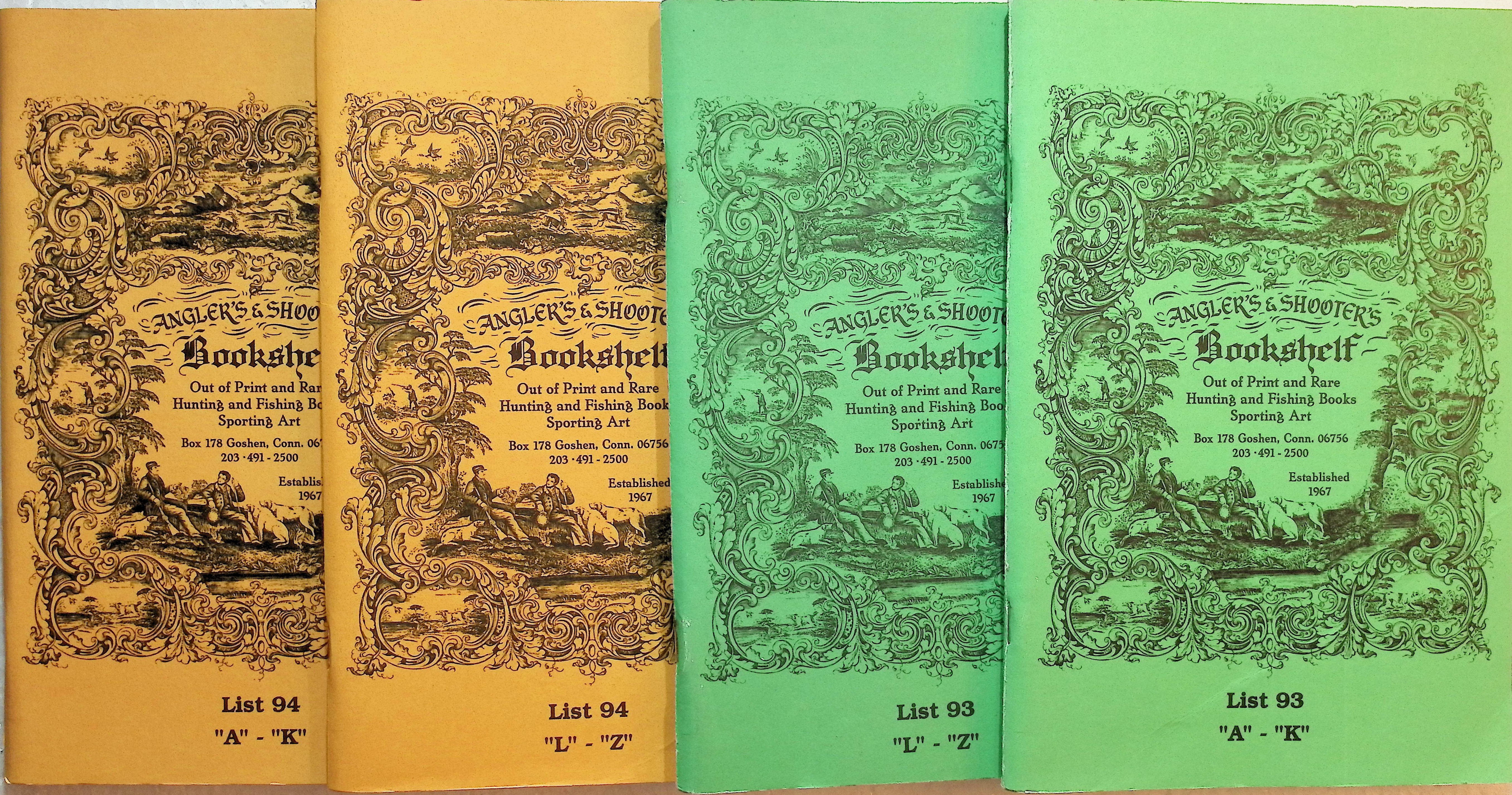 Angler's and Shooter's Bookshelf: Hunting and Fishing Books; Sporting Art , 10 volumes