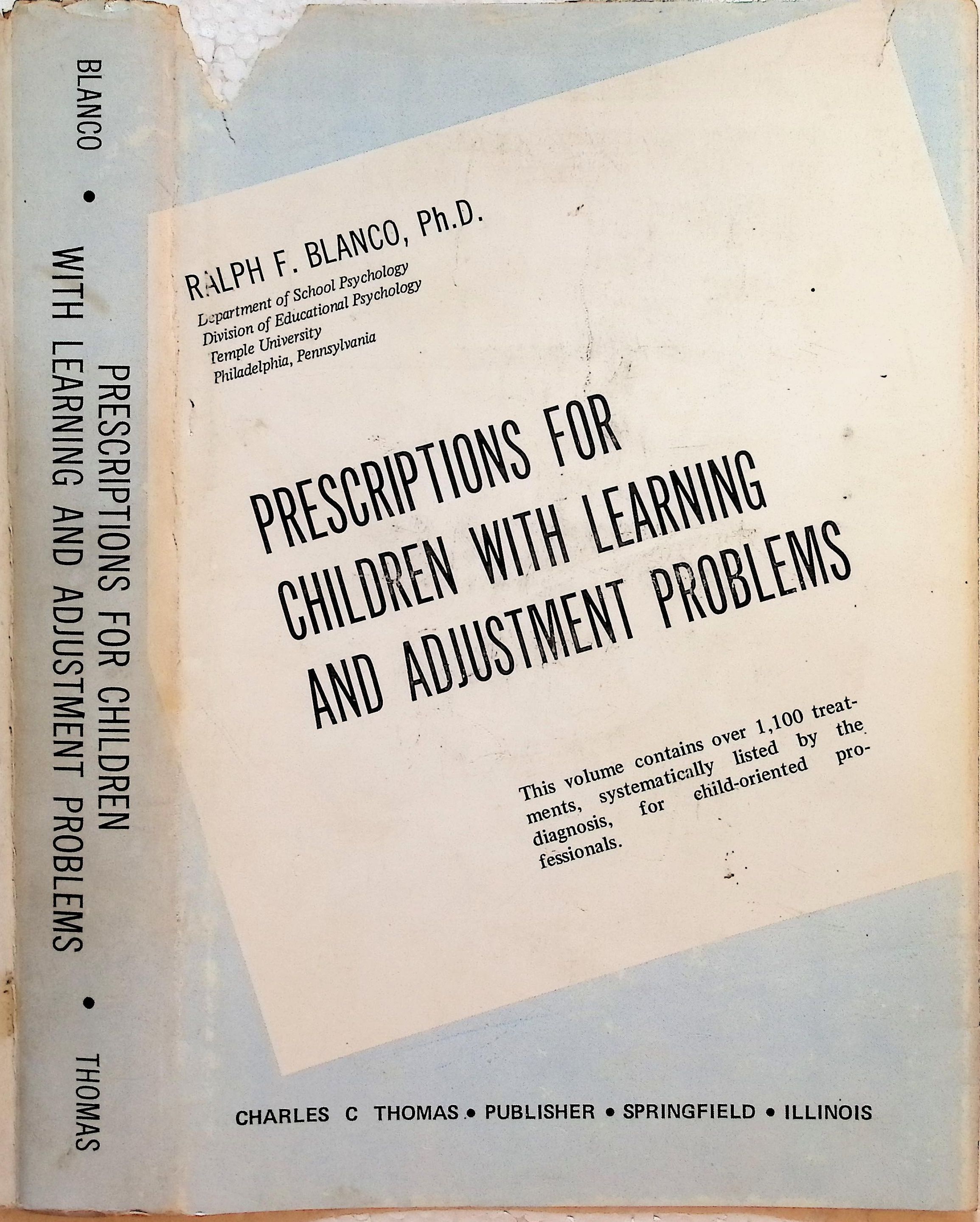 Prescriptions for Children With Learning and Adjustment Problems