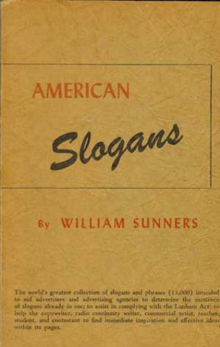 Image for American Slogans, 1952-1953